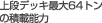 ��i�f�b�L�ő�64�g���̐ύڔ\��