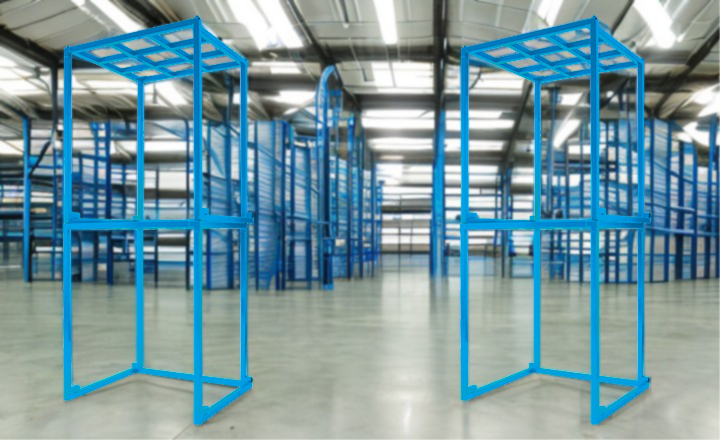 Mラック MR-1155　逆ネステナー　２段積み　導入事例イメージ