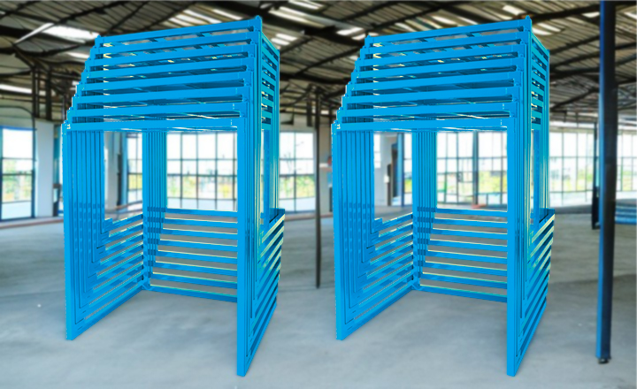 Mラック MR-1155　逆ネステナー　スタッキング　ネスティング　導入事例イメージ