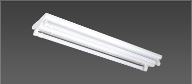 LEDランプ付　20形2灯用 落下防止逆富士型器具