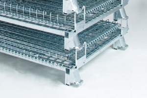 段積みブラケット　メッシュボックス　MB-A-5　コイルタイプ　保管機器　株式会社マキテック