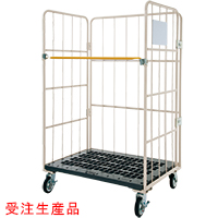 ロールボックスパレット カゴ台車 MJR-4 底板樹脂 株式会社マキテック