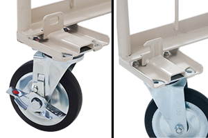 キャスター取付　ロールボックスパレット　カゴ台車　MPR-5　株式会社マキテック