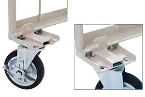 キャスター取付　ロールボックスパレット　カゴ台車　MRC-S1　株式会社マキテック
