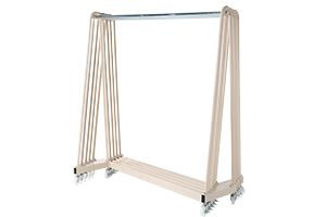 ネスティング　Zラック台車　ハンガーラック　洋服掛け台車　ハンガーカート