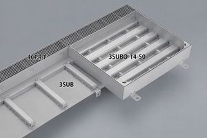 U字溝用ストライプグレーチング(センタータイプ)