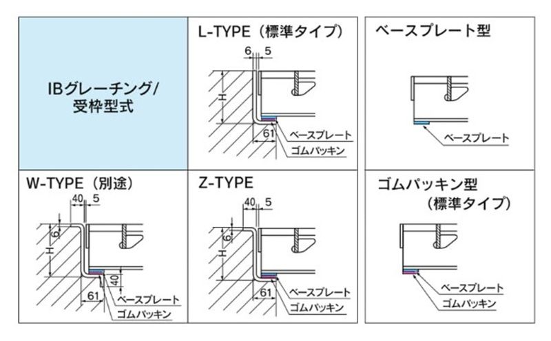 NHIB IB 大型ますぶた(細目)