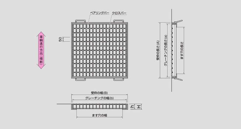 ZFC ますぶた(四方落とし込み式)