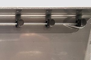針金止め HG-R1210A スチール製ローラ コンベヤ用ローラ