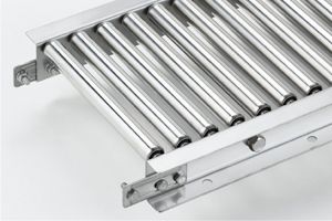 製品画像 SS-2510 ステンレス製グラビティローラコンベヤ(Sシリーズ) 　SSタイプ