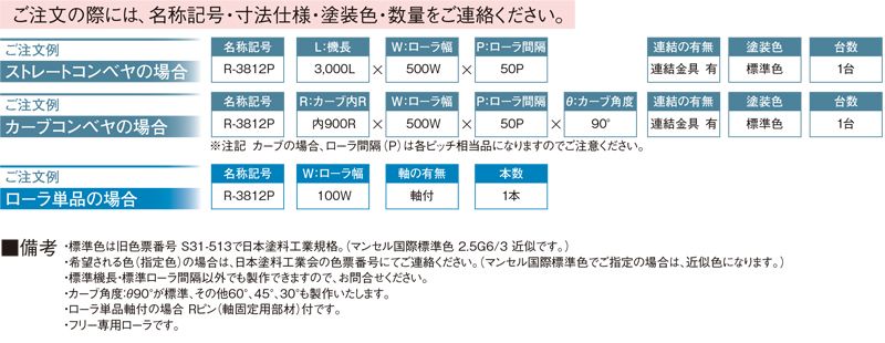 法人限定)マキテック: カーブローラーコンベヤＲ６０２３内９００ＲＸ１０００ＷＸ２００ＰＸ９０度 通販 