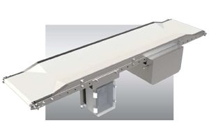 コンベヤ　製品画像　AR40-VG1　アラエール　ベルトコンベヤ　ベルトコンベア　ステンレスコンベヤ　40フレーム　センタードライブ　トラフダコーレスタイプ