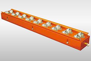 製品画像　ALB-BB-1908　ボールキャスター付タイプエアーリフト　ストローク：20㎜　中荷重タイプ　全長1908L