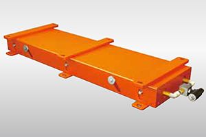 製品画像　ALB-TBL-1500WN　平行リンク付エアーリフト　ストローク：30㎜　重荷重タイプ　下降速度調整機能付　全長1500L