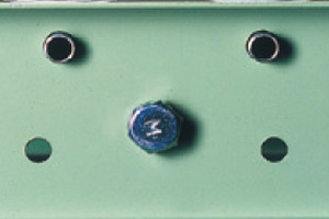 標準色（メジャーグリーン）　ALR-PR-571008M　ローラ付タイプエアーリフト　ストローク：30㎜　中荷重タイプ　全長1008L