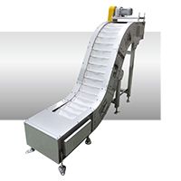 カップコンベヤ　Type MCJ10　樹脂ベルトカップ 株式会社マキテック
