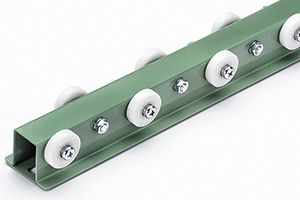 外観　W-36PW　ホイールコンベヤ　樹脂製ホイールコンベヤ　グラビティコンベヤ