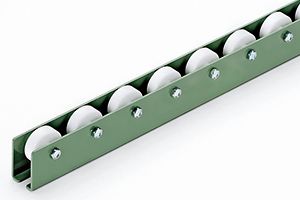 外観　W-36SGS　ホイールコンベヤ　樹脂ニードルホイールコンベヤ　グラビティコンベヤ