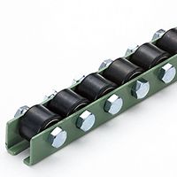 W-3812R　ホイールコンベヤ　合成ゴム巻ホイールコンベヤ　グラビティコンベヤ