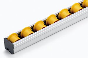 外観　W-38GF　ホイールコンベヤ　ケースラックコンベヤ　グラビティコンベヤ