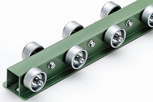 外観　W-40WH　ホイールコンベヤ　プレスホイールコンベヤ(スチール製)　グラビティコンベヤ