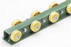 外観　W-45UW　ホイールコンベヤ　樹脂製ホイールコンベヤ　グラビティコンベヤ