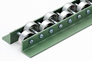 外観　W-50KWW　ホイールコンベヤ　プレスホイールコンベヤ(スチール製)　グラビティコンベヤ