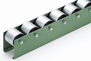 外観　W-6050D　ホイールコンベヤ　ローラ対応ホイールコンベヤ　グラビティコンベヤ