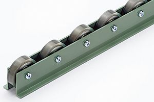 外観　W-60PU　ホイールコンベヤ　ウレタンゴム巻ホイールコンベヤ　グラビティコンベヤ