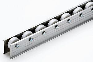 外観　WA-3812NPS　ホイールコンベヤ　樹脂ニードルホイールコンベヤ　グラビティコンベヤ
