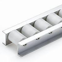 製品画像　WA-3850NPS　ホイールコンベヤ　樹脂ニードルホイールコンベヤ　グラビティコンベヤ