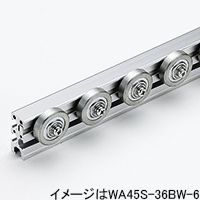 製品画像　WA45S-38TS-K　ホイールコンベヤ　アルミフレームキットホイールコンベヤ　グラビティコンベヤ