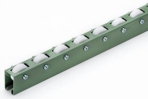 外観　WB-36SGS　ホイールコンベヤ　樹脂ニードルホイールコンベヤ　グラビティコンベヤ