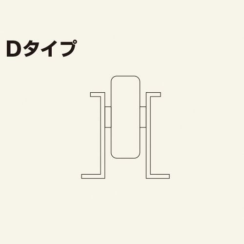 ホイールコンベヤ　フレーム形状　Dタイプ