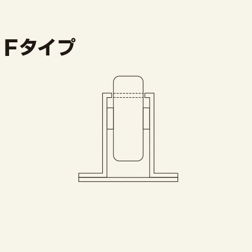 ホイールコンベヤ　フレーム形状　Fタイプ