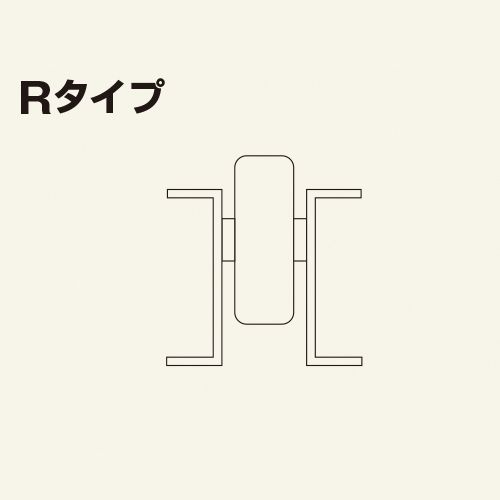 ホイールコンベヤ　フレーム形状　Rタイプ