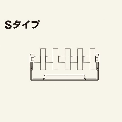 ホイールコンベヤ　フレーム形状　Sタイプ
