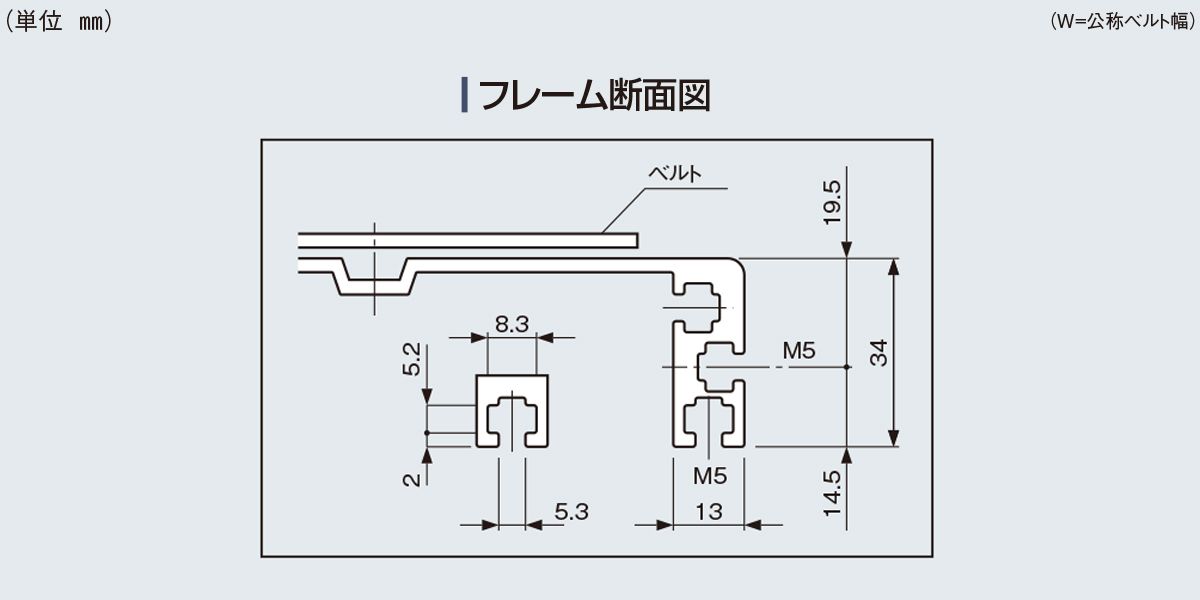 マキテック ベルゴッチ(スタンダード)SI 幅600機長5M定速9三相20060W TYPE34-SI-600-5000-T9-C60 