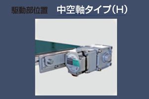 中空軸タイプ　Type40C-D2P　ベルゴッチ　ミニベルト　ベルトコンベヤ