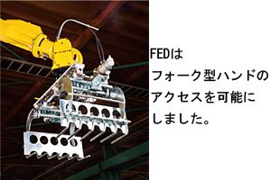 FEDはフォーク型ハンドのアクセスを可能にしました。