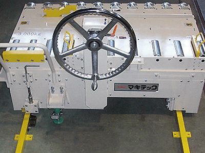 手回し式金型交換台車　金型交換システム　QDC　金型交換装置