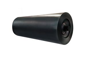 外観　TRR-450　ベルトコンベヤ用ローラ　T型リターンローラ　ベルト巾450㎜　キャリヤローラ　コンベヤ