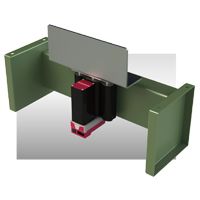 製品画像　AEST1 電動シリンダーストッパー　搬送機器関連装置