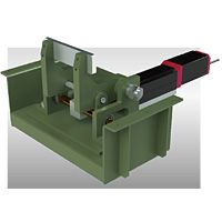 製品画像　ERST1 重荷重用リンク式電動ストッパー　搬送機器関連装置