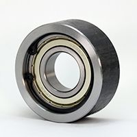 HW-76DS　コンベヤ用ホイール　スチール製規格ベアリング入りホイール