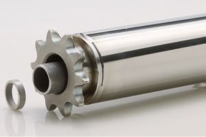 外観　SUS-KR-384010S　SUS-KR-384011S　コンベヤ用ローラ　駆動ローラコンベヤ　駆動ローラ