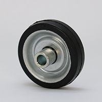 SW-45RS　コンベヤ用ホイール　スチール製合成ゴム巻きホイール
