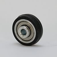 W-30RB　コンベヤ用ホイール　スチール製合成ゴム巻きホイール