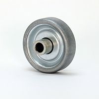 W-40FL　コンベヤ用ホイール　スチール製プレスホイール