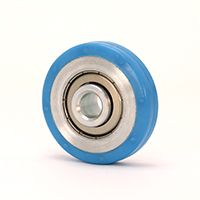 W-40RUW-AO　コンベヤ用ホイール　スチール製ウレタンゴム巻きホイール